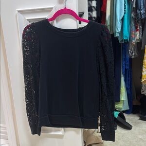 1. State Pink and Blue Fitted Long Sleeve Sweatshirt